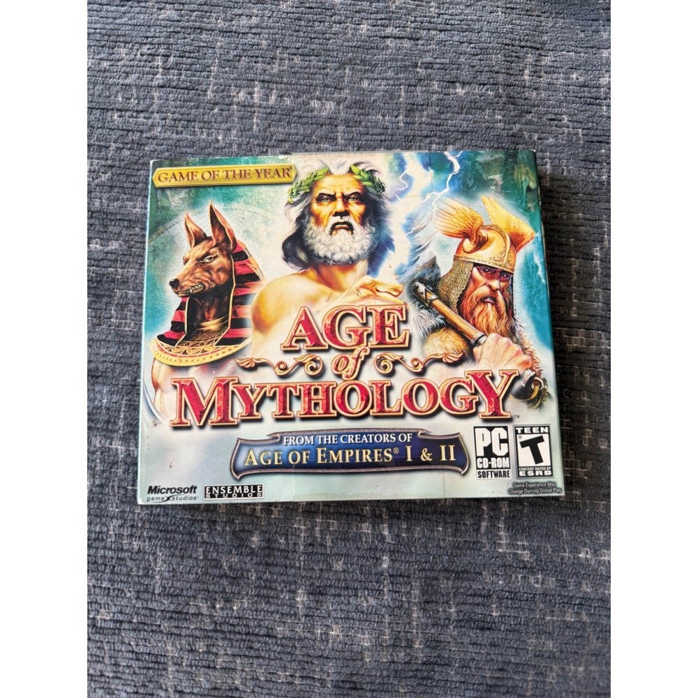 Age of Mythology PC Game GOTY Edition RTS Strategy *Only Disc 2*